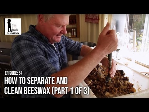 How to Separate and Clean Beeswax (Part 1 of 3) - Episode 54: "Wax On, Wax Off"