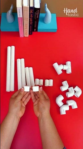 Assemble a laptop stand with pvc pipes #shorts