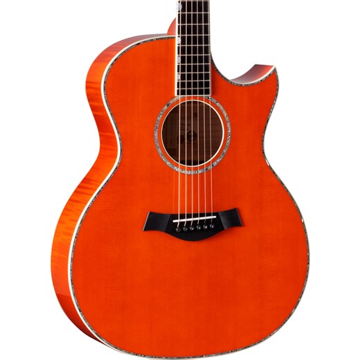 Doyle Dykes Signature Model Acoustic-electric Guitar - Trans Orange