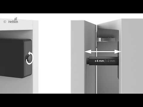 Hettich - Push to open Silent für Drehtüren