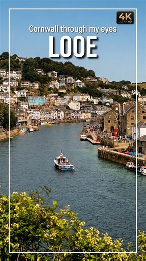 Cornwall in 4K: Exploring Looe, UK's Hidden Gem 🇬🇧 | #shorts