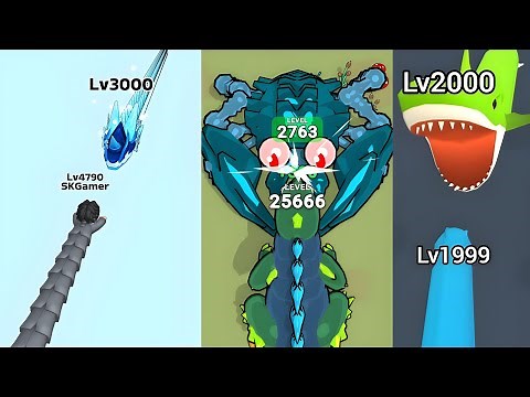 Top 3 Snake Games in the World 🌍 | Snake Clash VS Eat to Evolve VS Shark Clash | SK Gamer