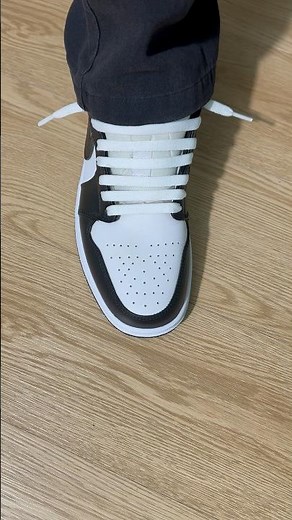 How to lace Nike Air Jordan 1 Low#sneakers #shoes #jordan #nike