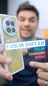 WORLD’S FIRST color-changing phone with Infinix E-Color Shift Technology! #infinix #ecolorshift #zero40 #smartphone #colorchangingphone #tech #shorts | Reviews PK