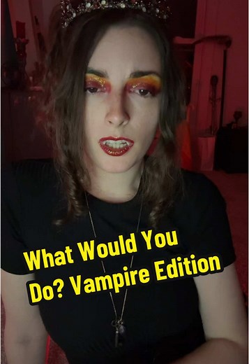 What would you do if a vampire wanted you? #vampire #supernatural #keeptiktok #cosplaygirl #cosplay #vampiregirl #vampireromance