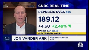 Republic Services CEO Jon Vander Ark: We've moved from a waste company to a sustainability company