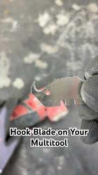Old-Timer Trick: Hook Blade on a Multi-Tool (Works Better Than Expected)