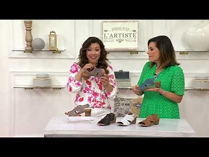 Spring Step Leather Heeled Sandals Kovach on QVC
