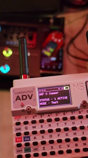 M5stack Cardputer Bluetooth jamming #cybersecurity #flipperzero #pentesting