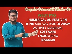 NUMERICAL ON PERT/CPM || FIND CRITICAL PATH & DRAW ACTIVITY DIAGRAM || SOFTWARE ENGINEERING (BANGLA)