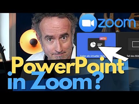 PowerPoint in ZOOM? Better this way! Instructions in German