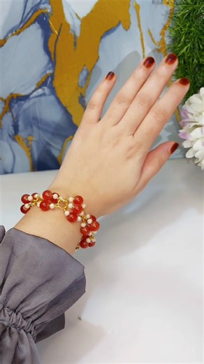 Eyepin Beaded Bracelet Tutorial 😍 #diy #bracelet #jewelryhack #trending #tutorial #shorts #viral