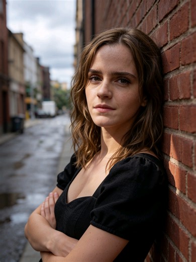 Emma Watson's Conceptual Shoot: Day vs Night