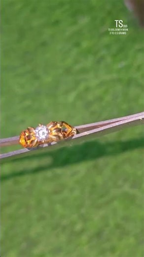 new casting ring # singal stone ring # TS GOLDSMITH WORK # light weight ring