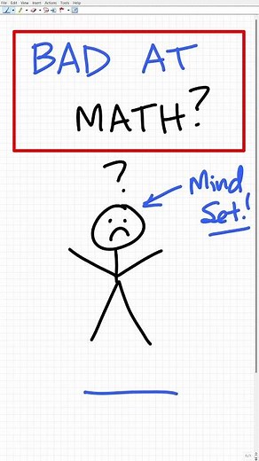 You Were Never Bad at Math