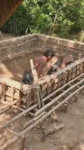 Top 10 Building Bamboo House And Underground With Swimming Pools