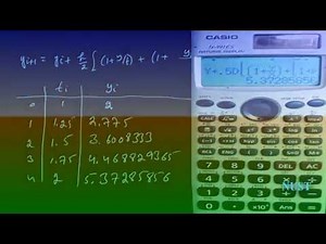 5.3.2-Modified Euler's Method (numerical analysis)