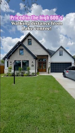 Lake Conroe LUXURY Home Tour | Bentwater Community Conroe TX | High $600s #newconstruction #shorts