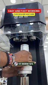 Tin Can Sealing Machine is designed to deliver precise and reliable can sealing | Can Sealer Machine