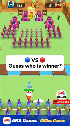 🥳𝐆𝐮𝐞𝐬𝐬 𝐰𝐡𝐨 𝐰𝐢𝐥𝐥 𝐰𝐢𝐧? ✨𝐏𝐥𝐚𝐲: https://play.google.com/store/apps/details?id=net.bat.store ✨𝐎𝐟𝐟𝐢𝐜𝐢𝐚𝐥 𝐖𝐞𝐛𝐬𝐢𝐭𝐞: https://aha.game/s/fb 👇 Post your guess in the comments! #gamingcommunity #gamerlife #Mobilegames #mobilegaming #gaminglife #gaming #gamers #game #games #ahagames #funny #challenge #puzzle #Puzzlegame #guess #GuessAndWin | AHA Games