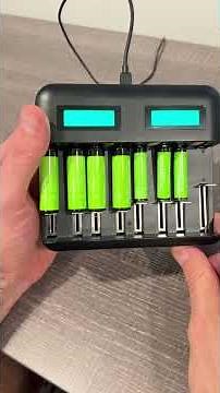 EBL LCD Universal Battery Charger - 8 Bay AA AAA C D Battery Charger