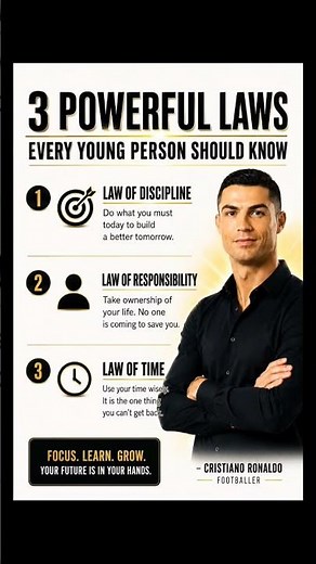 3 Powerful Laws Every Young Person Should Know.#shorts #selfrespect #motivation