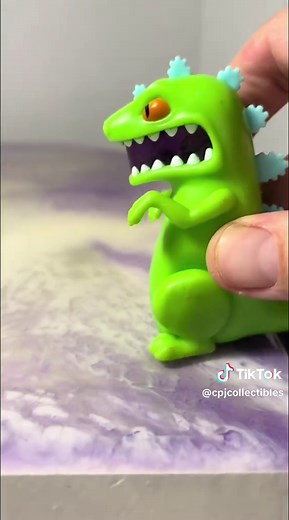 1998 Burger King Rugrats Sparking Reptar Toy Revealed