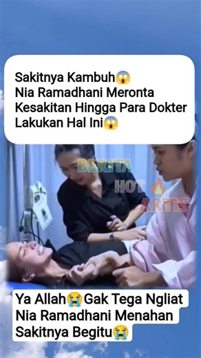 ARDI BAKRIE PASRAH MELIHAT KONDISI NIA RAMADHANI YANG MERONTA KESAKlTAN😭#ardibakrie #niaramadhani