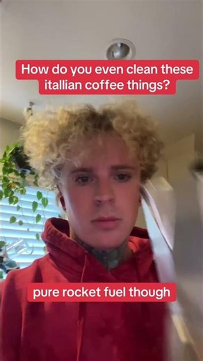 How do you clean Italian coffee pots?