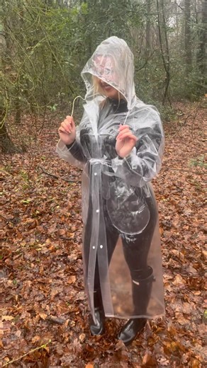 Once Upon A Rainy Day…🌧️#wellies #pvc #raincoat #fashion #latex