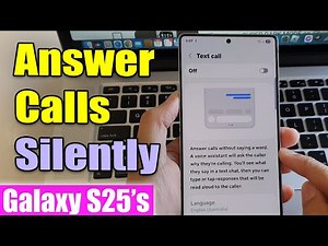 📞 How to Answer Calls Silently on Samsung Galaxy S25/S25+/Ultra 📱 (No Words Needed!)