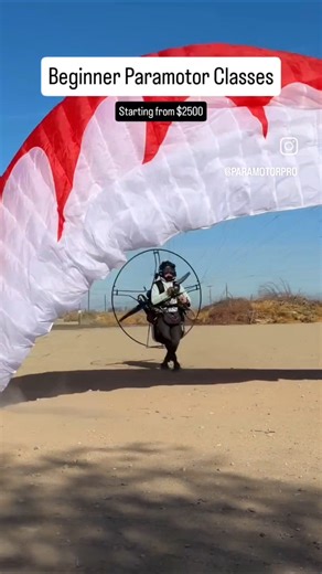 Sign up now for our beginner paramotor training classes🔥