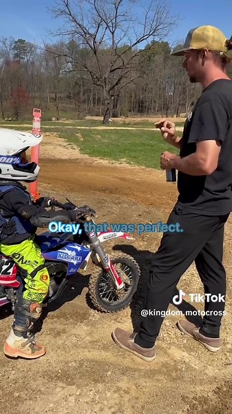 Get the technique down and the speed will come. #kingdommx #kingdomkids #motokids #motocross #motocrosstraining #roadtolorettas #pw50 #ktm