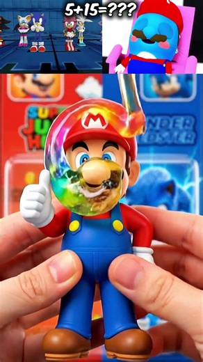 Unboxing Unusual Sonic and Super Mario Figures with Slime Fun! 🎮🌈