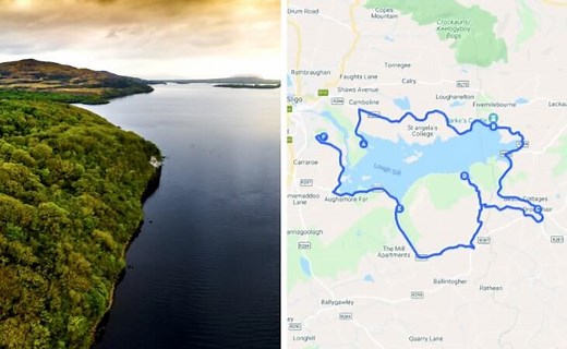 Lough Gill Drive: Route   Stops (  Handy Google Map)