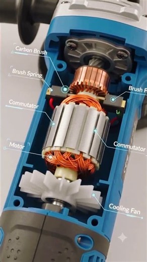 How Does an Angle Grinder Work /Angle Grinder Working Explained in 3D Animation