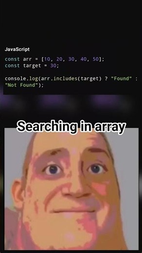 Searching an Array in Programming Languages 🤯 #coding #programming #techshorts