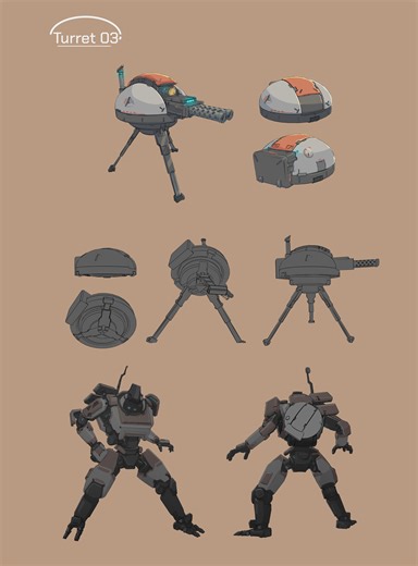 Turret - concept design, Omar Chaouch