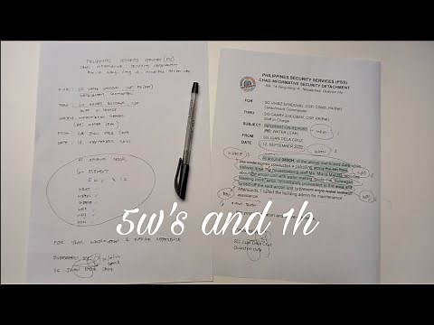 HOW TO WRITE AN INFORMATION REPORT? | PAANO GUMAWA NG REPORT | 5Ws and 1H || TEAM INFORMATIVE