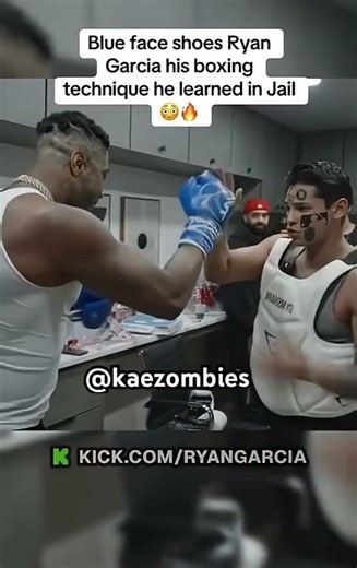 Blueface shows Ryan his boxing skills | #ryangarcia #blueface #streamerclips #clips #kick