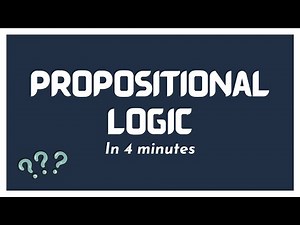 Propositional Logic in 4 Minutes | Explained for Beginners | Discrete Mathematics