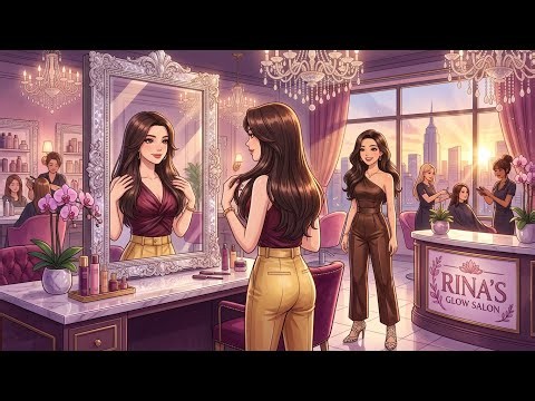 Hair Wash, Haircut & Nail Art ASMR 💅 Cozy Ghibli Salon Makeover🌸