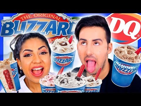 Dairy Queen BLIZZARD Taste Test!