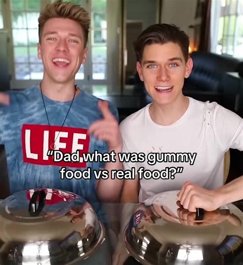 Gummy food was peak🥹 #fyp #viral #collinskey #devankey | gummy vs real food