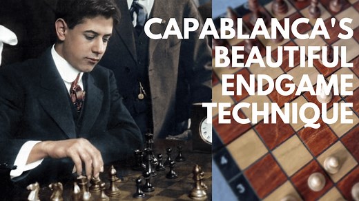 Capablanca's Beautiful Endgame Technique