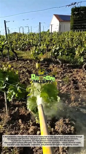 Power Mist Sprayer! Smart Vineyard Protection Technology