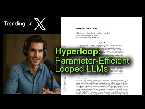 Hyperloop: Parameter-Efficient Looped LLMs