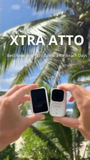 Tiny. Waterproof. Built for the water. — XTRA ATTO 🌊 #minicamera #xtraatto