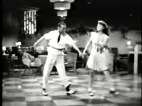 Fred Astaire and Rita Hayworth dancing on Bossa Nova Baby by Elvis Presley