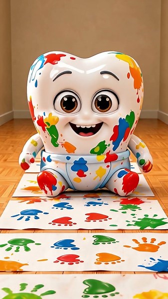 Little Toothy Footprint Song – Let's Clean Up! 🎵👣🦷😊VocaVoca🥑Show Kids Songs